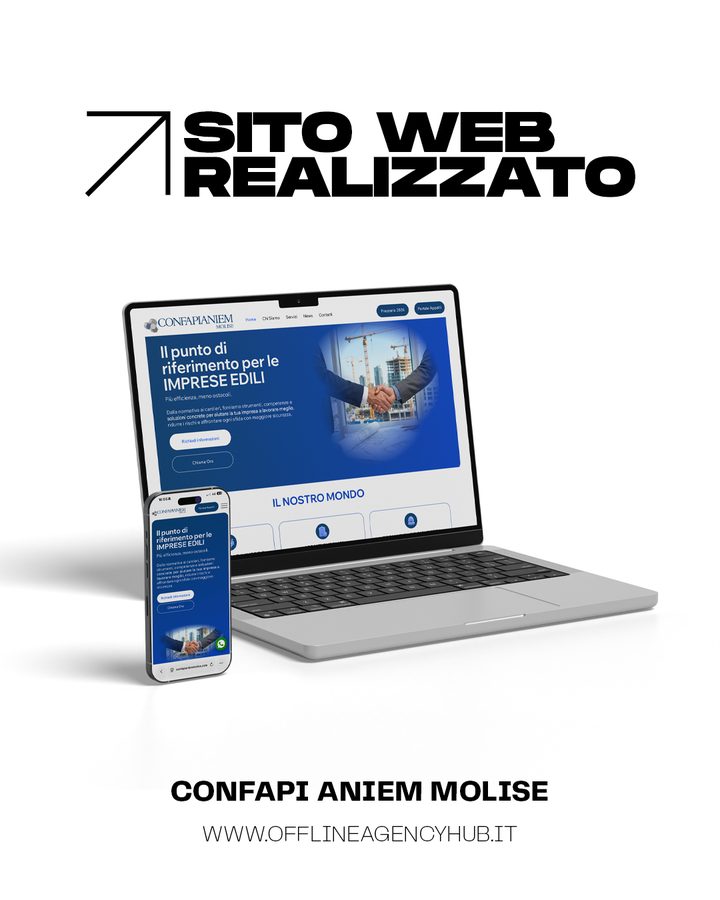 Sito web realizzato per Confapi Aniem Molise