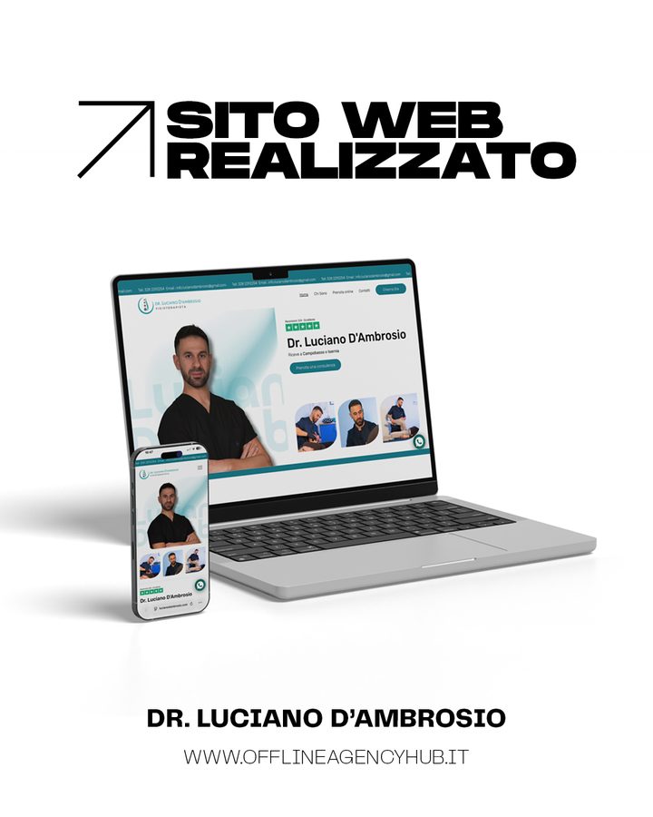 Sito web realizzato per Dr. Luciano D'Ambrosio