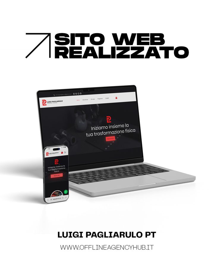Sito web realizzato per Luigi Pagliarulo PT